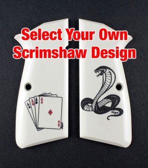 Browning Hi Power - Select Your Own Scrimshaw Design