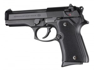 Beretta 92 Compact Checkered G10 - Black