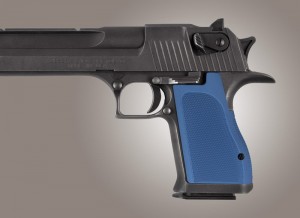 Desert Eagle Checkered Aluminum - Blue Anodized