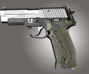 SIG Sauer P226 DA/SA Magrip Piranha Grip G10 - G-Mascus Green
