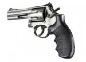 S&W K or L Frame Round Butt Nylon Monogrip Black