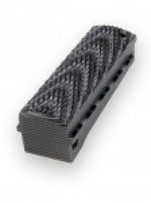 1911 Govt. G10 Mainspring Housing Checkered Flat G-Mascus Black/Gray