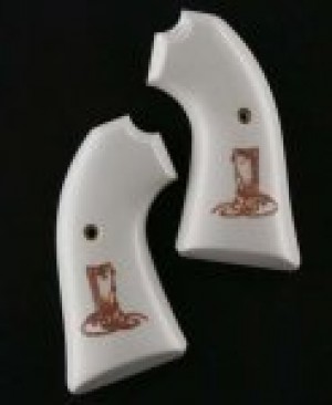 Ruger Bisley Scrimshaw Ivory Polymer - Boot & Rope