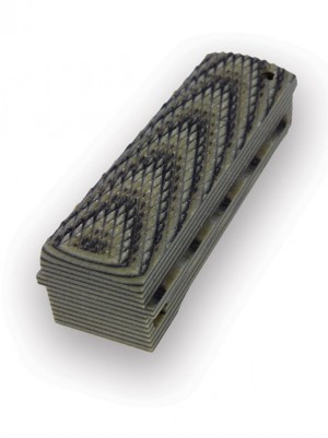 Govt. G10  Mainspring Housing Checkered Flat G-Mascus Green