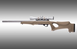 Ruger 10-22 Tactical Thumbhole Stock .920 Barrel Channel Flat Dark Earth OverMolded Rubber