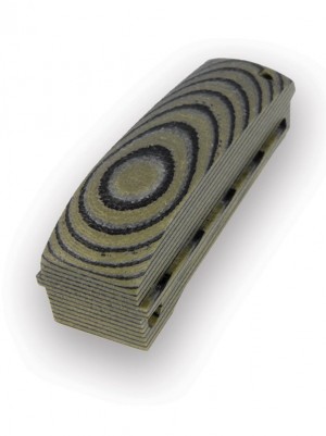 Govt. G10  Mainspring Housing Smooth Arched G-Mascus Green