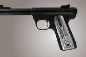 Ruger MK III 22/45 RP Flames Aluminum - Clear Anodize