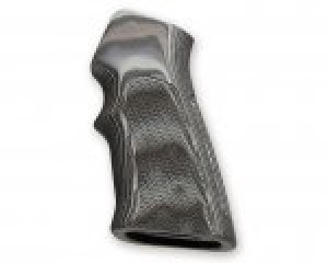 AR15 / M16 Checkered G10 - G-Mascus Black/Grey