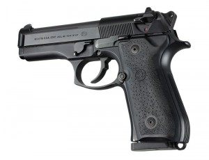 Beretta 92/96 series Rubber Grip Panels Black