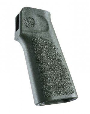 AR15 / M16 15 Degree Vertical No Finger Groove Polymer OD Green