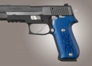 SIG Sauer P220 American Tribal Aluminum - Blue Anodize