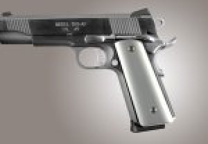 1911 Govt. Aluminum Magrip Kit - Smooth Flat Mainspring Brushed Gloss Clear