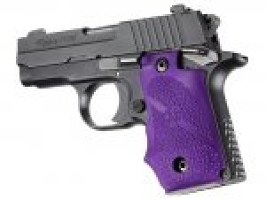 SIG Sauer P238 Rubber Grip with Finger Grooves Purple