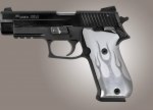 SIG Sauer P220 SAO American Flames Aluminum - Clear Anodized