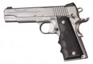 1911 Govt. Model Black Rubber Grip with Finger Grooves