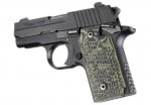 SIG Sauer P238 Piranha Grip G10 - G-Mascus Green