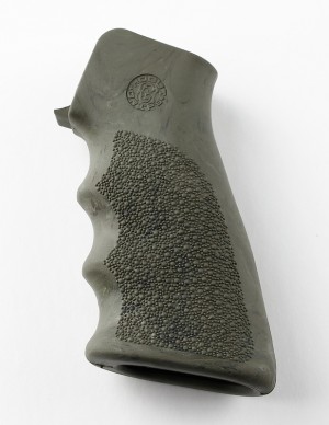 AR-15/M-16 Rubber Grip with Finger Grooves Ghillie Green