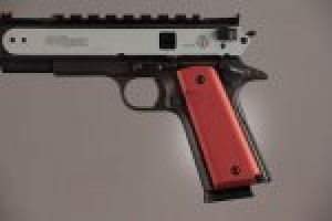 1911 Govt. Model 9/32 Thick Aluminum - Matte Red Anodized