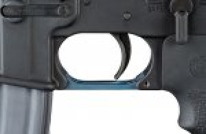 AR-15/M-16 Straight Trigger Guard G10 - G-Mascus Blue Lava