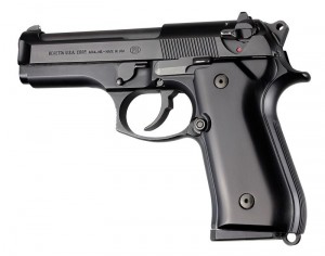 Beretta 92FS Aluminum - Brushed Gloss Black Anodize 

