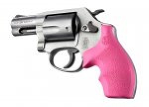 S&W J Frame Round Butt Rubber Bantam Style grip Pink