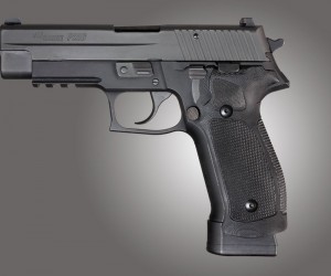 SIG Sauer P226 DA/SA Magrip Checkered G10 - Solid Black