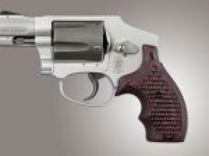 S&W J Frame Round Butt Bantam Piranha Grip G10 - G-Mascus Red Lava