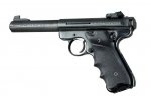 Ruger MK II / MK III Rubber grip w/Right Hand Thumb Rest Black