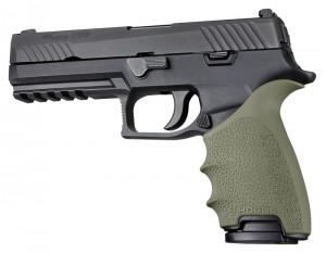 HandAll Beavertail Grip Sleeve Sig Sauer P320 OD Green