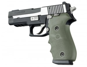 SIG Sauer P220 American Rubber W/ Finger Grooves OD Green