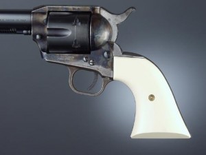 Colt Single Action White Micarta Cowboy Panels
