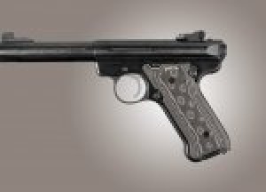 Ruger MK II / MK III Checkered G10 - G-Mascus Black/Gray
