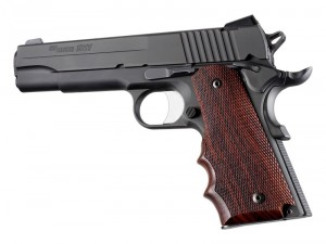 1911 Govt. Model Cocobolo With Finger Grooves Checkered