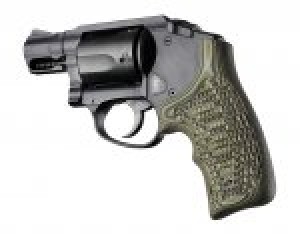 S&W Body Bantam Finger Groove Piranha Grip G10 - G-Mascus Green