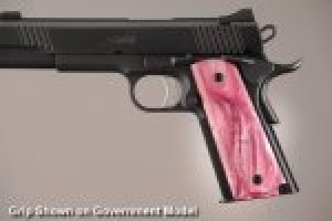 1911 Officers Model Pink Pearlized-Polymer Ambidextrous Safety Cut