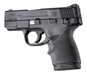 HandAll Beavertail Grip Sleeve S&W M&P Shield 45, Kahr P9/P40/CW9/CW40 Black