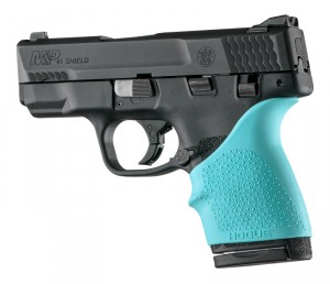 HandAll Beavertail Grip Sleeve S&W M&P Shield 45, Kahr P9/P40/CW9/CW40 Aqua