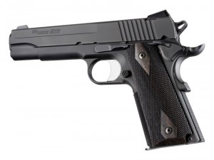 1911 Govt. Model Ebony Checkered Panels