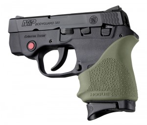 HandAll Beavertail Grip Sleeve S&W Bodyguard 380/Taurus TCP and Spectrum OD Green