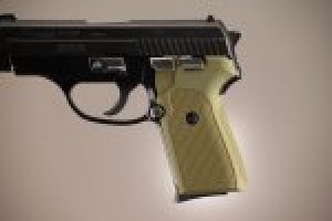SIG Sauer P239 DA/SA Checkered Aluminum - Matte Green Anodize