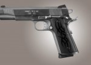 1911 Govt. Model S&A Mag Well Tribal Aluminum - Black Anodized