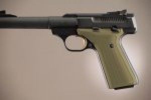 Browning BuckMark Checkered Aluminum - Matte Green Anodize