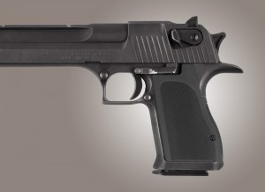 Desert Eagle Checkered Aluminum - Matte Black Anodized