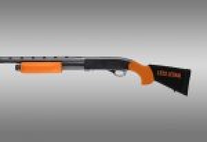 Winchester 1300 12 Gauge Less Lethal Orange OverMolded Shotgun Stock w/forend - 12" L.O.P.