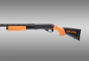 Remington 870 12 Gauge Less Lethal Orange OverMolded Shotgun Stock Kit w/forend 12" L.O.P.