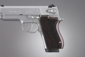 S&W 4516 series Rosewood Checkered