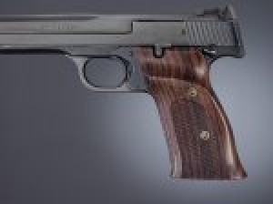S&W 41 Rosewood R. hand thumb rest checkered