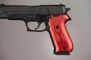 SIG Sauer P220 DA/SA American Flames Aluminum - Red Anodize
