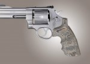 S&W N Frame Round Butt Conversion Finger Grooves Piranha Grip G10 - G-Mascus Dark Earth