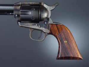 Colt Single Action Cocobolo Cowboy Panels, Checkered